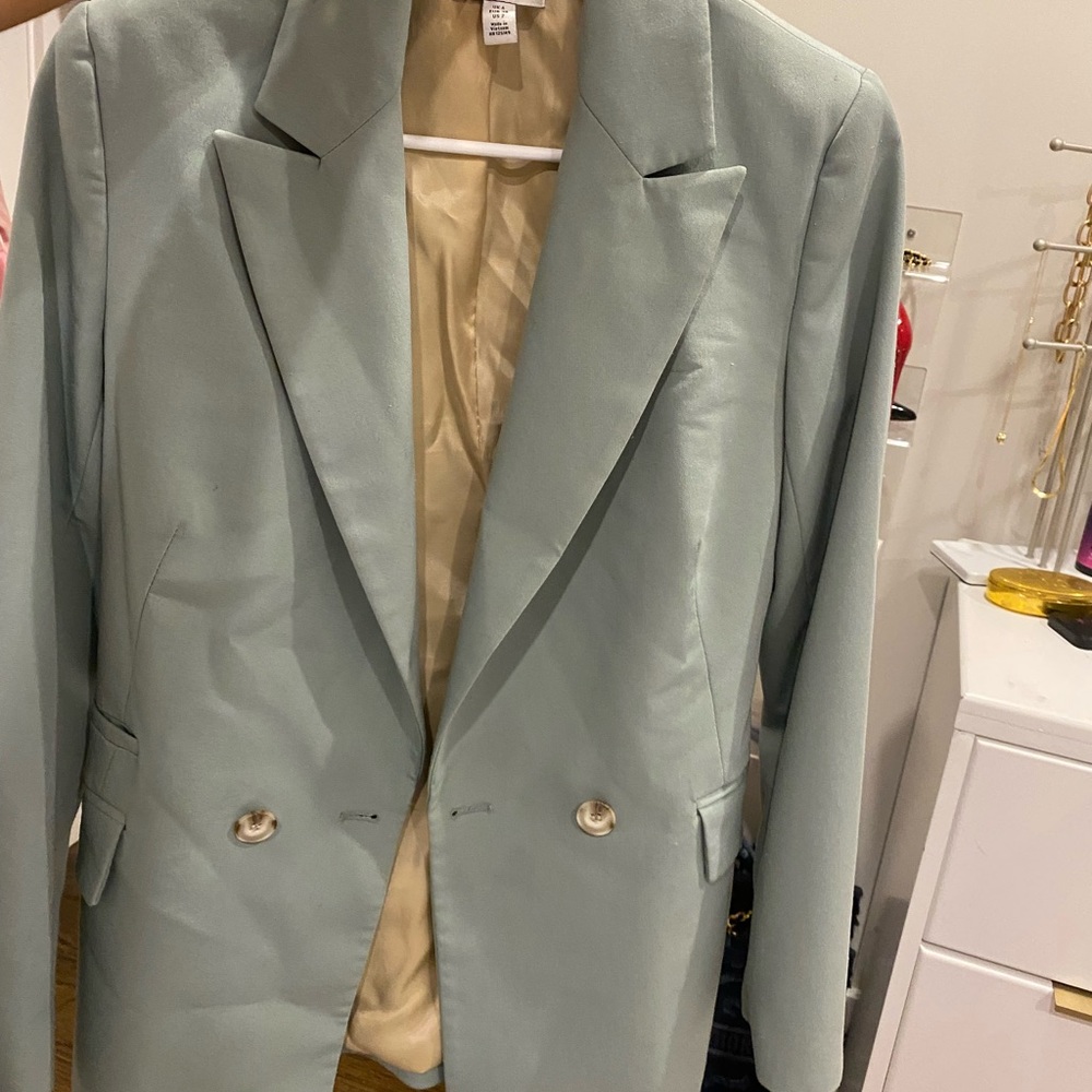 Light green blazer